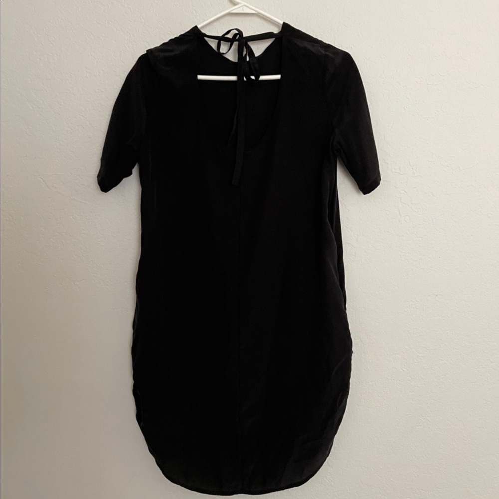COS Silk Black Mini Dress